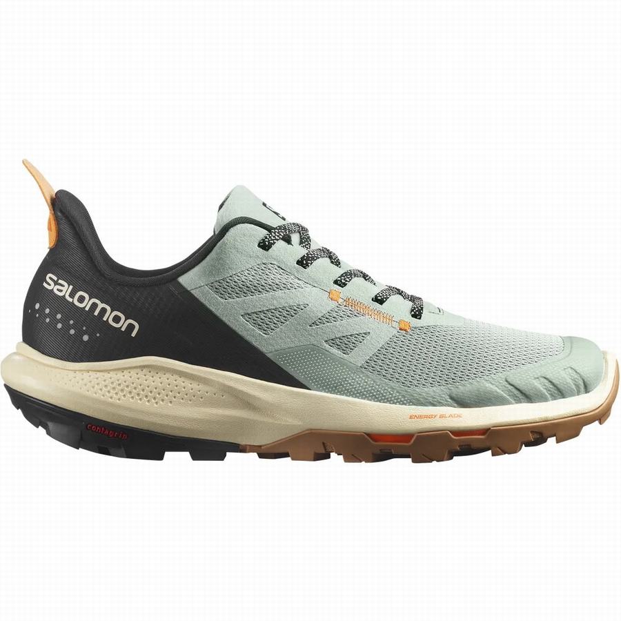 Salomon Outpulse Vandringsskor Herr Mintgröna/Svarta [AGS641UO]
